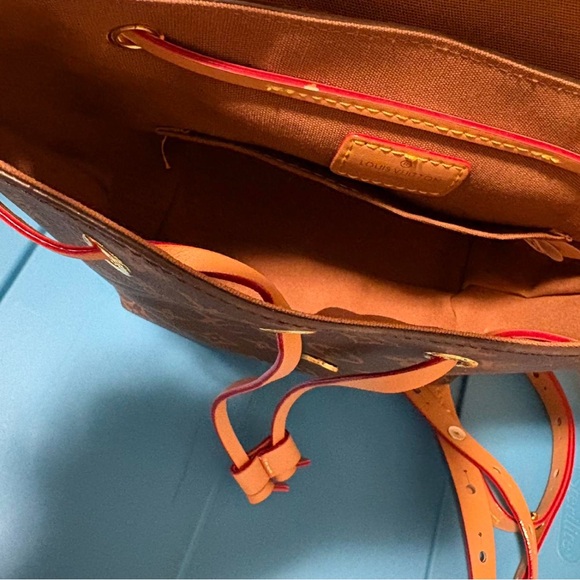 Designer inspired Brown Backpack - Picture 4 of 5